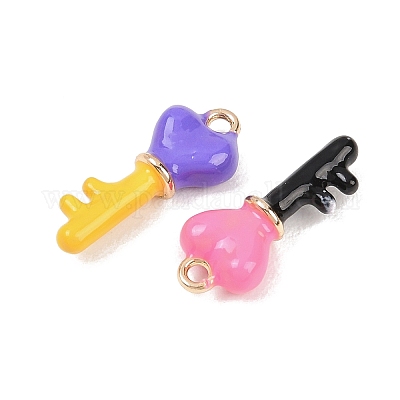 Подвески из эмали и сплава&nbsp;ENAM-A012-06G-1