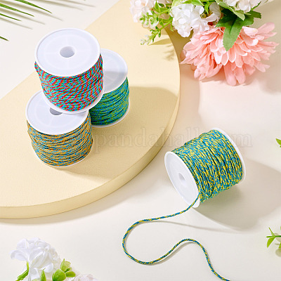 4 рулон хлопчатобумажной нитки для плетения 4 цветов&nbsp;OCOR-TA0002-76-1