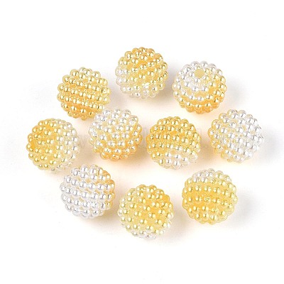 Имитация жемчуга акриловые&nbsp;OACR-T004-15mm-15-1
