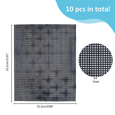 Листы холста pe сетки&nbsp;DIY-WH0496-60-1