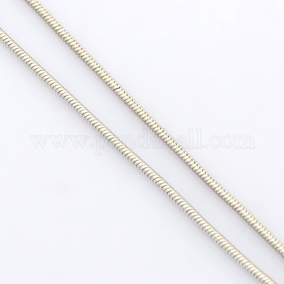 Паяная латунная круглая цепь в виде змеи CHC-L002-03-1