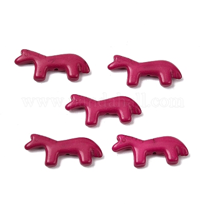 Синтетические бирюзовые бусины&nbsp;G-B158-01C-1