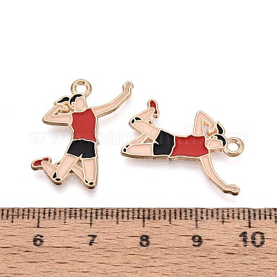 Подвески из сплава и эмали&nbsp;ENAM-T021-48G-1