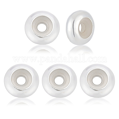 5шт 925 бусины из стерлингового серебра STER-ME0001-26-1