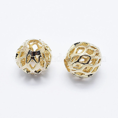 Латунные бусины&nbsp;KK-G331-48G-NF-1