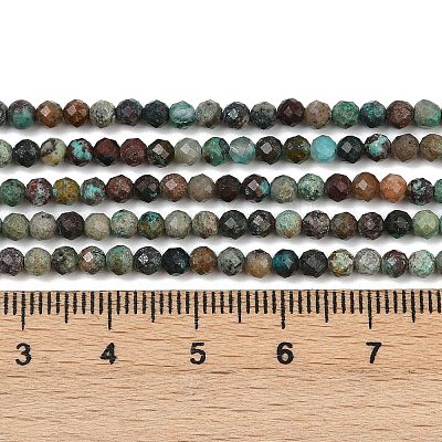 Природные хризоколлу бисер нитей&nbsp;LS-G-G204-A03-3.5mm-1