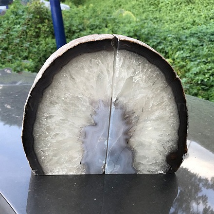 Декоративные подставки для книг из натурального агата.&nbsp;AJEW-H157-03-1