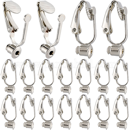 40 шт. латунные клипсы-конвертеры фурнитура KK-SC0004-70P-1