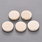 Wooden Beads, Undyed, Flat Round, Antique White, 20x5mm, Hole: 1.4~2mm, about 500pcs/500g