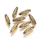 Tibetan Style Alloy Beads, Rice, Antique Golden, 23.5x7mm, Hole: 1.4mm