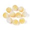 Imitation Pearl Acrylic Beads, Berry Beads, Combined Beads, Round, Gold, 15.5mm, Hole: 2.5mm, about 200pcs/bag