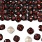 Preciosa® MAXIMA Crystal Fancy Stones, Czech Crystal, 435 36 132 Cushion Square, Dura Foiling, 90100 Burgundy, 12x12mm