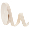 Cotton Ribbon, for Garment, Home Textile Decor, Flat, PapayaWhip, 1 inch(26mm)