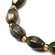 Природного пирита бисер нитей&nbsp;G-Z131-E01-01-4