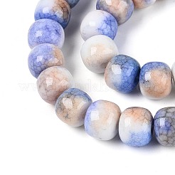 Нити из окрашенных стеклянных бусин с эффектом омбре&nbsp;GLAA-N067-01A-05