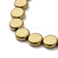 Гальванические нити из синтетических немагнитных гематитовых бусин G-L613-L01-01B