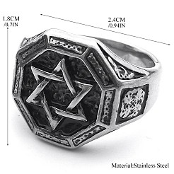 Кольца из нержавеющей стали 304 для мужчин&nbsp;FS-WGB5366-01