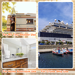 Полиэстеровая сумка для ванной комнаты&nbsp;AJEW-WH20001-75