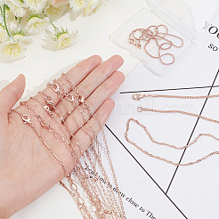 10 шт. 10 стиля латунных скрепок&nbsp;MAK-PH0004-33RG