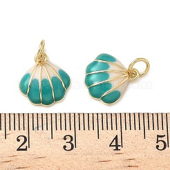 Латунь эмаль подвески&nbsp;KK-P326-13A-G