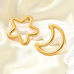 Серьги-гвоздики из нержавеющей стали 304&nbsp;EJEW-B140-05G