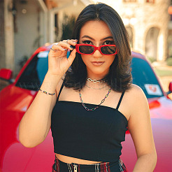 Цепи-скрепки из нержавеющей стали 304 с вакуумным покрытием PVD&nbsp;CHS-TA0001-10