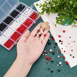 1860шт набор акриловых бусин с имитацией жемчуга&nbsp;OACR-PH0004-24