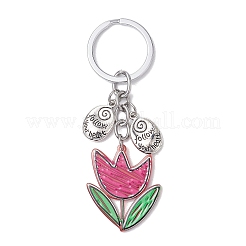 2шт акриловый брелок-подвеска в виде цветка&nbsp;KEYC-JKC00992