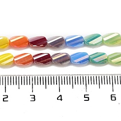 Стеклянные бусины с гальваническим покрытием &nbsp;EGLA-C004-12