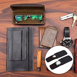 2 шт. прямоугольный чехол для хранения часов из искусственной кожи&nbsp;AJEW-GO0001-85D