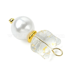 2шт. подвески из стеклянных бусин&nbsp;PALLOY-JF03385