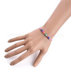 Регулируемые браслеты Корейские парафинированные полиэфирным кордом&nbsp;BJEW-JB05482