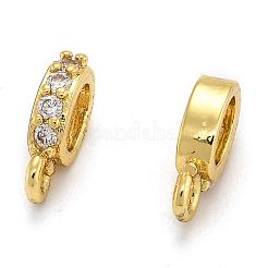 Латунные поручни из кубического циркония с микропаве&nbsp;ZIRC-H119-11G