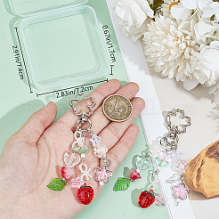 Подвесные украшения из сплава 2 шт.&nbsp;HJEW-BBC0001-05