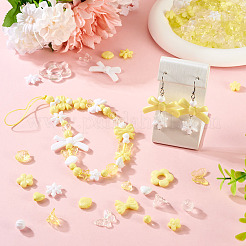 100 г прозрачных и непрозрачных акриловых бусин&nbsp;TACR-TA0001-57F