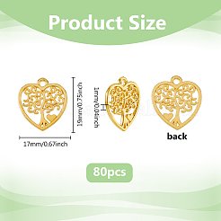 Подвески из сплава 80шт&nbsp;FIND-DC0006-10G