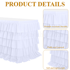 Юбка для стола из ткани&nbsp;AJEW-WH20070-168A