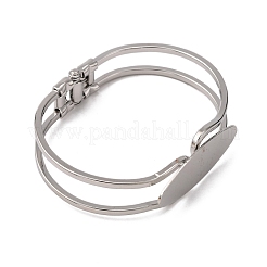 Латунная основа для браслета&nbsp;BJEW-N024-N-FF