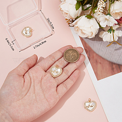 6 шт. Латунные подвески с микропаве&nbsp;KK-BBC0016-05