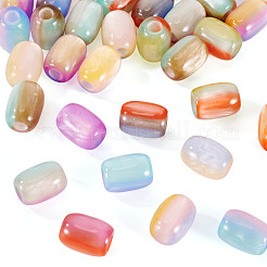 36 шт. 9-х цветные трехцветные европейские бусины из смолы&nbsp;RESI-TA0004-41