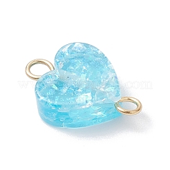 Подвески-сердечки в форме прозрачной смолы&nbsp;PALLOY-JF04449-01