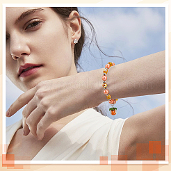 32 шт. 8-х цветные светящиеся бусины ручной работы в виде фруктов&nbsp;LAMP-PA0001-28