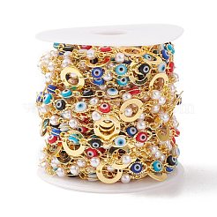 Латунные кольца и цепи с конским глазом&nbsp;CHC-P009-19G