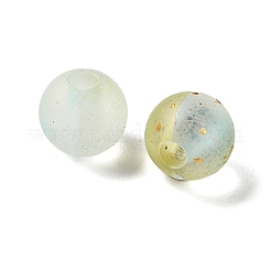 Матовые прозрачные акриловые бусины&nbsp;X1-OACR-F013-12H