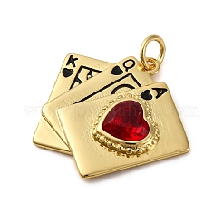 Латунные микро проложить кубического циркония подвески&nbsp;X-KK-P308-80G