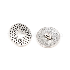 Тибетский стиль кнопки сплава хвостовиком&nbsp;X-TIBE-Q044-04AS-RS