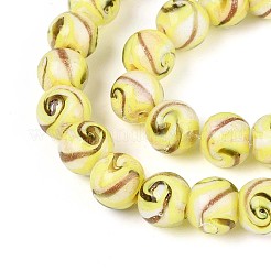 Бусины ручной работы бусины золотого песка&nbsp;LAMP-T024-11E