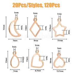 120 шт. 6 подвески из нержавеющей стали 304&nbsp;STAS-DC0014-93