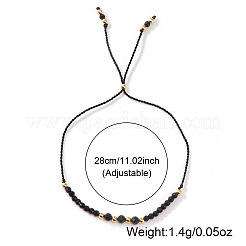 Минималистичные слайдер-браслеты из стеклянных и сплавных бусин для женщин&nbsp;SD4313