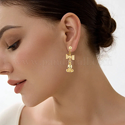 12шт латунные микропаве прозрачные кубические циркониевые подвески&nbsp;ZIRC-BBC0003-46